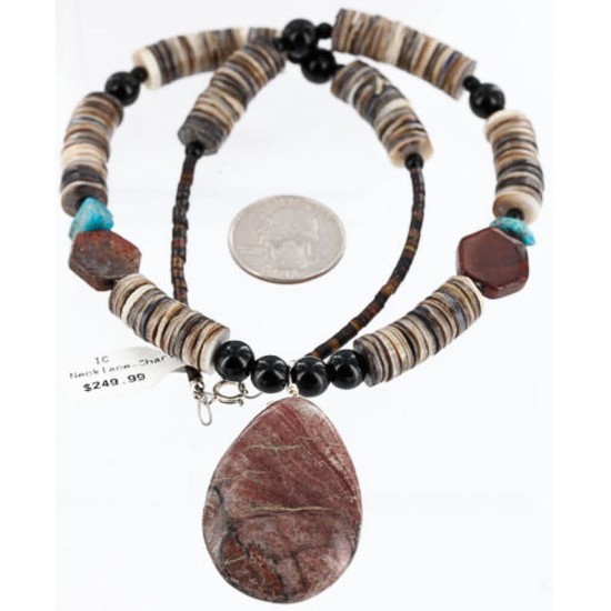 Certified Authentic Navajo .925 Sterling Silver Graduated Heishi Turquoise JASPER Native American Necklace 390783839849 Certified Authentic Navajo .925 Sterling Silver Graduated Heishi Turquoise JASPER Native American Necklace 390783839849