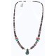 Certified Authentic Navajo .925 Sterling Silver Graduated Heishi Turquoise Native American Necklace 15762-11