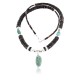 Certified Authentic Navajo .925 Sterling Silver Graduated Heishi Turquoise Native American Necklace 15762-9 Certified Authentic Navajo .925 Sterling Silver Graduated Heishi Turquoise Native American Necklace 15762-9