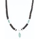 Certified Authentic Navajo .925 Sterling Silver Graduated Heishi Turquoise Native American Necklace 15762-9 Certified Authentic Navajo .925 Sterling Silver Graduated Heishi Turquoise Native American Necklace 15762-9