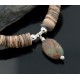 Certified Authentic Navajo .925 Sterling Silver Graduated Heishi, Turquoise Native American Necklace 370856190625 Certified Authentic Navajo .925 Sterling Silver Graduated Heishi, Turquoise Native American Necklace 370856190625