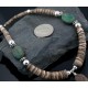 Certified Authentic Navajo .925 Sterling Silver Graduated Heishi, Turquoise Native American Necklace 370856190625 Certified Authentic Navajo .925 Sterling Silver Graduated Heishi, Turquoise Native American Necklace 370856190625