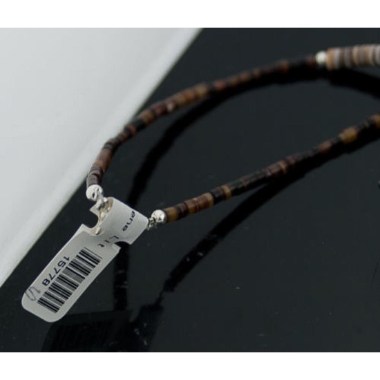 Certified Authentic Navajo .925 Sterling Silver Graduated Heishi, Turquoise Native American Necklace 370856190625 Certified Authentic Navajo .925 Sterling Silver Graduated Heishi, Turquoise Native American Necklace 370856190625