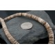 Certified Authentic Navajo .925 Sterling Silver Graduated Melon Shell and Heishi Natural Turquoise Native American Necklace 750103-48
