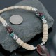 Certified Authentic Navajo .925 Sterling Silver Graduated Melon Shell and Jasper Native American Necklace 370959633555 Certified Authentic Navajo .925 Sterling Silver Graduated Melon Shell and Jasper Native American Necklace 370959633555