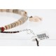 Certified Authentic Navajo .925 Sterling Silver Graduated Melon Shell and Jasper Native American Necklace 790101-15