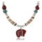 Certified Authentic Navajo .925 Sterling Silver Graduated Melon Shell and Jasper Turquoise Native American Necklace 390828052729