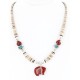Certified Authentic Navajo .925 Sterling Silver Graduated Melon Shell and Jasper Turquoise Native American Necklace 390828052729 Certified Authentic Navajo .925 Sterling Silver Graduated Melon Shell and Jasper Turquoise Native American Necklace 390828052729