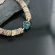 Certified Authentic Navajo .925 Sterling Silver Graduated Melon Shell and ST Turquoise Native American Necklace 15151-6 Certified Authentic Navajo .925 Sterling Silver Graduated Melon Shell and ST Turquoise Native American Necklace 15151-6