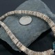 Certified Authentic Navajo .925 Sterling Silver Graduated Melon Shell and ST Turquoise Native American Necklace 15151-6