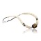 Certified Authentic Navajo .925 Sterling Silver Graduated Melon Shell and Tigers Eye Turquoise Native American Necklace 15562-108