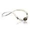 Certified Authentic Navajo .925 Sterling Silver Graduated Melon Shell and Tigers Eye Turquoise Native American Necklace 15562-108