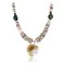 Certified Authentic Navajo .925 Sterling Silver Graduated Melon Shell and Turquoise Agate Native American Necklace 15427-7
