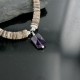 Certified Authentic Navajo .925 Sterling Silver Graduated Melon Shell and Turquoise Amethyst Native American Necklace 370964169954 Certified Authentic Navajo .925 Sterling Silver Graduated Melon Shell and Turquoise Amethyst Native American Necklace 370964169954