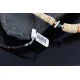 Certified Authentic Navajo .925 Sterling Silver Graduated Melon Shell and Turquoise Native American Necklace 15432-3 Certified Authentic Navajo .925 Sterling Silver Graduated Melon Shell and Turquoise Native American Necklace 15432-3