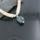 Certified Authentic Navajo .925 Sterling Silver Graduated Melon Shell and Turquoise Native American Necklace 15554-24 Certified Authentic Navajo .925 Sterling Silver Graduated Melon Shell and Turquoise Native American Necklace 15554-24