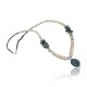 Certified Authentic Navajo .925 Sterling Silver Graduated Melon Shell and Turquoise Native American Necklace 15554-24 Certified Authentic Navajo .925 Sterling Silver Graduated Melon Shell and Turquoise Native American Necklace 15554-24