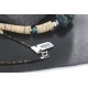 Certified Authentic Navajo .925 Sterling Silver Graduated Melon Shell and Turquoise Native American Necklace 15554-36 Certified Authentic Navajo .925 Sterling Silver Graduated Melon Shell and Turquoise Native American Necklace 15554-36