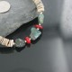Certified Authentic Navajo .925 Sterling Silver Graduated Melon Shell and Turquoise Native American Necklace 15554-63 Certified Authentic Navajo .925 Sterling Silver Graduated Melon Shell and Turquoise Native American Necklace 15554-63