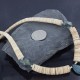 Certified Authentic Navajo .925 Sterling Silver Graduated Melon Shell and Turquoise Native American Necklace 15562-12 Certified Authentic Navajo .925 Sterling Silver Graduated Melon Shell and Turquoise Native American Necklace 15562-12