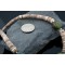 Certified Authentic Navajo .925 Sterling Silver Graduated Melon Shell and Turquoise Native American Necklace 15778-25 Certified Authentic Navajo .925 Sterling Silver Graduated Melon Shell and Turquoise Native American Necklace 15778-25