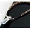 Certified Authentic Navajo .925 Sterling Silver Graduated Melon Shell and Turquoise Native American Necklace 15778-25 Certified Authentic Navajo .925 Sterling Silver Graduated Melon Shell and Turquoise Native American Necklace 15778-25