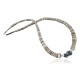 Certified Authentic Navajo .925 Sterling Silver Graduated Melon Shell and Turquoise Native American Necklace 18108-29 Certified Authentic Navajo .925 Sterling Silver Graduated Melon Shell and Turquoise Native American Necklace 18108-29
