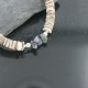 Certified Authentic Navajo .925 Sterling Silver Graduated Melon Shell and Turquoise Native American Necklace 18108-29 Certified Authentic Navajo .925 Sterling Silver Graduated Melon Shell and Turquoise Native American Necklace 18108-29