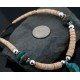 Certified Authentic Navajo .925 Sterling Silver Graduated Melon Shell and Turquoise Native American Necklace 370881721004 Certified Authentic Navajo .925 Sterling Silver Graduated Melon Shell and Turquoise Native American Necklace 370881721004