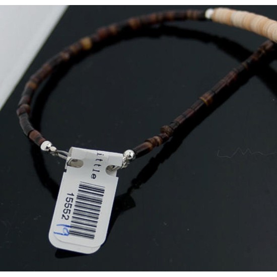 Certified Authentic Navajo .925 Sterling Silver Graduated Melon Shell and Turquoise Native American Necklace 370881721004 Certified Authentic Navajo .925 Sterling Silver Graduated Melon Shell and Turquoise Native American Necklace 370881721004