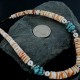 Certified Authentic Navajo .925 Sterling Silver Graduated Melon Shell and Turquoise Native American Necklace 370902827823 Certified Authentic Navajo .925 Sterling Silver Graduated Melon Shell and Turquoise Native American Necklace 370902827823