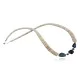 Certified Authentic Navajo .925 Sterling Silver Graduated Melon Shell and Turquoise Native American Necklace 370907357956