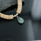 Certified Authentic Navajo .925 Sterling Silver Graduated Melon Shell and Turquoise Native American Necklace 370912899022