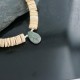 Certified Authentic Navajo .925 Sterling Silver Graduated Melon Shell and Turquoise Native American Necklace 370917400099