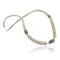 Certified Authentic Navajo .925 Sterling Silver Graduated Melon Shell and Turquoise Native American Necklace 370919093296