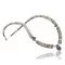 Certified Authentic Navajo .925 Sterling Silver Graduated Melon Shell and Turquoise Native American Necklace 370923100476