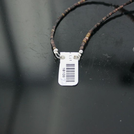 Certified Authentic Navajo .925 Sterling Silver Graduated Melon Shell and Turquoise Native American Necklace 370923427228
