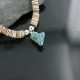 Certified Authentic Navajo .925 Sterling Silver Graduated Melon Shell and Turquoise Native American Necklace 370924169813 Certified Authentic Navajo .925 Sterling Silver Graduated Melon Shell and Turquoise Native American Necklace 370924169813