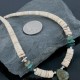 Certified Authentic Navajo .925 Sterling Silver Graduated Melon Shell and Turquoise Native American Necklace 370962153033