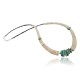 Certified Authentic Navajo .925 Sterling Silver Graduated Melon Shell and Turquoise Native American Necklace 370964193631