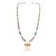Certified Authentic Navajo .925 Sterling Silver Graduated Melon Shell and Turquoise Native American Necklace 371010510377 Certified Authentic Navajo .925 Sterling Silver Graduated Melon Shell and Turquoise Native American Necklace 371010510377