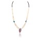 Certified Authentic Navajo .925 Sterling Silver Graduated Melon Shell and Turquoise Native American Necklace 371024277295