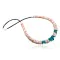 Certified Authentic Navajo .925 Sterling Silver Graduated Melon Shell and Turquoise Native American Necklace 390645813562
