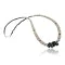 Certified Authentic Navajo .925 Sterling Silver Graduated Melon Shell and Turquoise Native American Necklace 390678635654