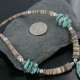 Certified Authentic Navajo .925 Sterling Silver Graduated Melon Shell Native American Necklace 370928348118
