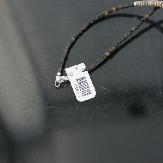 Certified Authentic Navajo .925 Sterling Silver Graduated Melon Shell Native American Necklace 370928348118