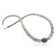 Certified Authentic Navajo .925 Sterling Silver Graduated Spiny and Turquoise Native American Necklace 15151-17 Certified Authentic Navajo .925 Sterling Silver Graduated Spiny and Turquoise Native American Necklace 15151-17