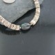 Certified Authentic Navajo .925 Sterling Silver Graduated Spiny and Turquoise Native American Necklace 15151-17
