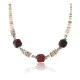 Certified Authentic Navajo .925 Sterling Silver Graduated Spiny and Turquoise Native American Necklace 790101-20