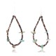 Certified Authentic Navajo .925 Sterling Silver Hooks Natural AJAX and Turquoise Native American Earrings 371001774076 Certified Authentic Navajo .925 Sterling Silver Hooks Natural AJAX and Turquoise Native American Earrings 371001774076